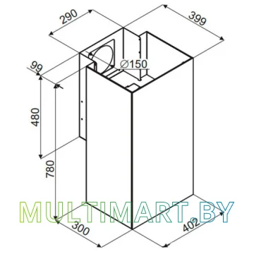 Вытяжка MAUNFELD Bath Plus 402 (нержавеющая сталь) картинка 15